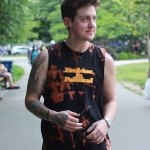 Bleach Dyed Fashion is Political Tank